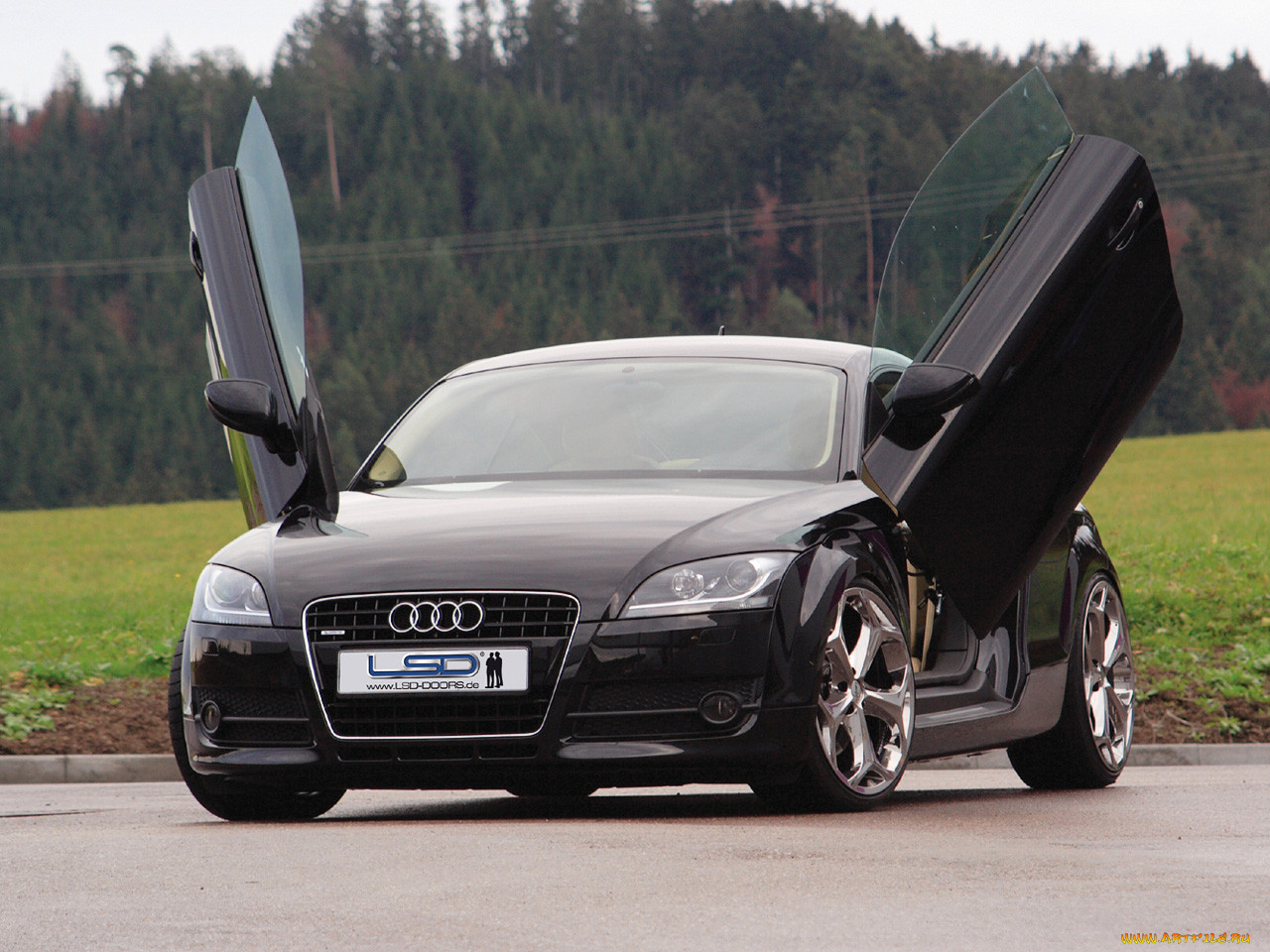 2007, audi, tt, coupe, with, lsd, wing, doors, 